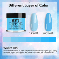 HKM-921235 20-Color Acrylic Nail Dip Kit with UV Light, Drill, Base & Top Coat for DIY Nail Art