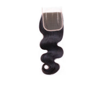 HKM-436563 Real Human Hair Body Wave 4X4 Lace Closure - Multiple Lengths Available