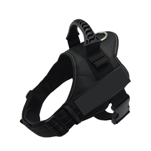 HKM-326355 Durable Reflective Nylon Pet Chest Harness with Adjustable Shoulder Strap and All-Weather Function