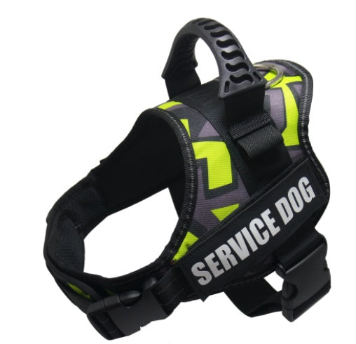 HKM-326355 Durable Reflective Nylon Pet Chest Harness with Adjustable Shoulder Strap and All-Weather Function