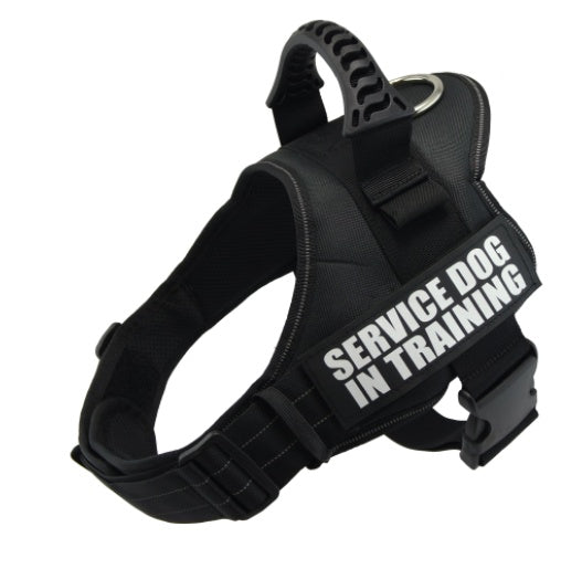 HKM-326355 Durable Reflective Nylon Pet Chest Harness with Adjustable Shoulder Strap and All-Weather Function
