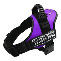 HKM-326355 Durable Reflective Nylon Pet Chest Harness with Adjustable Shoulder Strap and All-Weather Function
