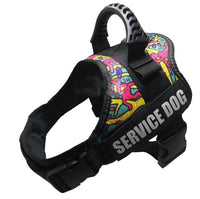 HKM-326355 Durable Reflective Nylon Pet Chest Harness with Adjustable Shoulder Strap and All-Weather Function