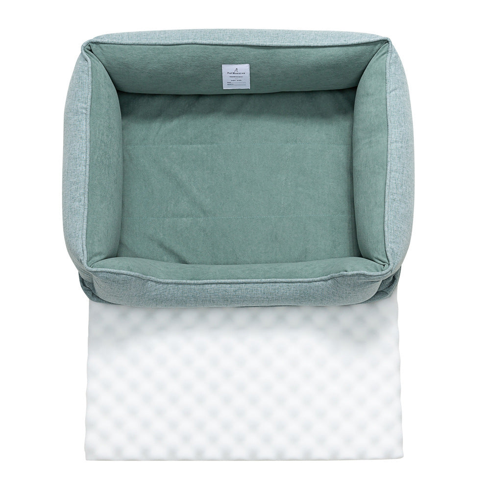 HKM-183891 Removable and Washable Waterproof Pet Nest Pad in Khaki - Available in M, L, and XL Sizes
