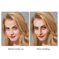 HKM-585235 Two-Color Highlight Trimming Disc for Glitter Nose and Shadow Silhouette