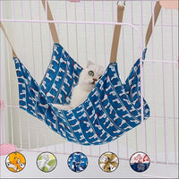 HKM-663379 Breathable Multi-Color Cotton Hemp Cat Hammock for Hanging Nest in Pet Cage