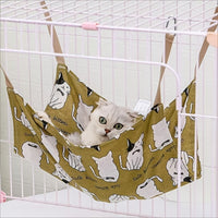 HKM-663379 Breathable Multi-Color Cotton Hemp Cat Hammock for Hanging Nest in Pet Cage