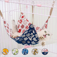 HKM-663379 Breathable Multi-Color Cotton Hemp Cat Hammock for Hanging Nest in Pet Cage