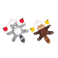 HKM-059091 Interactive Plush Teddy Bear Toy for Small Dogs - Teeth Grinding and Solitude Comfort with Hidden Treats