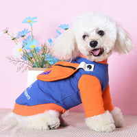 HKM-549011 Two-Legged Cotton Sweater with Detachable School Bag for Small Dogs