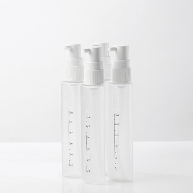 HKM-525651 4-in-1 Travel Bottles Organizer - Compact Leakproof Container with TSA Approved Refillable 50ml Bottles and Labels