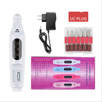 HKM-212691 Portable Nail Pen Polisher with USB Rechargeable Options – Multi-Color Manicure Tool