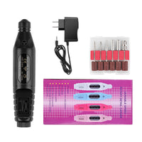 HKM-212691 Portable Nail Pen Polisher with USB Rechargeable Options – Multi-Color Manicure Tool