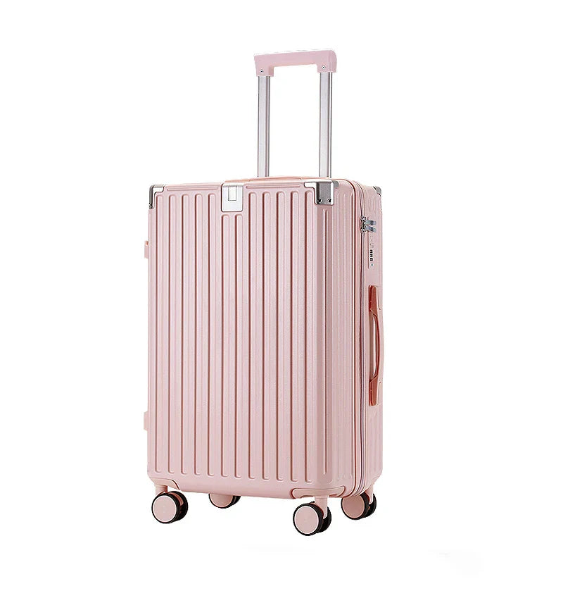 KTX-031955 Durable 4-Wheel Soft Shell Luggage Travel Set Trolley Suitcase with Wheels