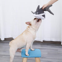 HKM-320083 Plush Shark Doll Toy - Soft Cotton Filling, Gray, Available in S and M Sizes