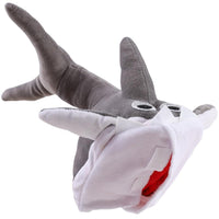 HKM-320083 Plush Shark Doll Toy - Soft Cotton Filling, Gray, Available in S and M Sizes