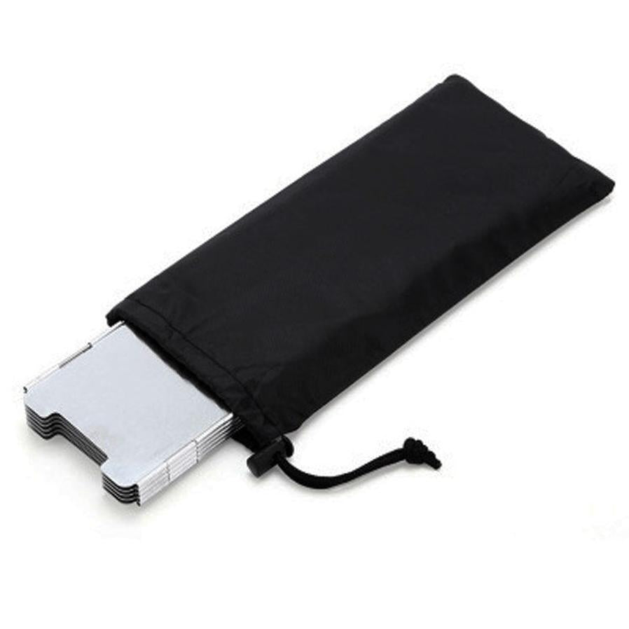 HKM-468947 Aluminum Folding Windshield with Latch and Cloth Storage Bag