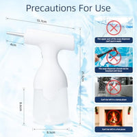 HKM-154643 Electric Foam Soap Dispenser for Pet Cleaning with Rechargeable Battery and Dual Nozzle System