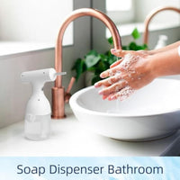 HKM-154643 Electric Foam Soap Dispenser for Pet Cleaning with Rechargeable Battery and Dual Nozzle System