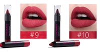 HKM-071315 12-Piece Long Lasting Matte Lipstick Set - Universal Shade Range, 5g Each