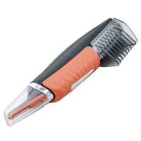HKM-507027 Double-Headed Men’s Shaver & Nose Hair Trimmer with LED Light for Precision Grooming