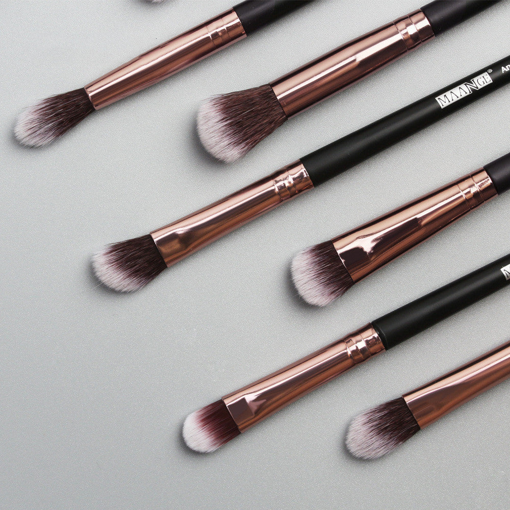 HKM-942227 13-Piece Eyeshadow Makeup Brush Set in Multiple Colors for Precision Application