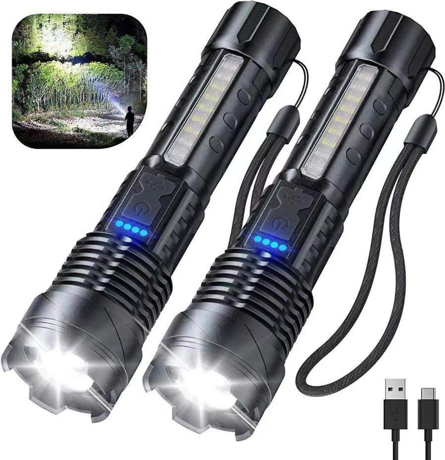 HKM-255379 Bright and Versatile Multi-Function Flashlight for Outdoor Adventures and Emergencies