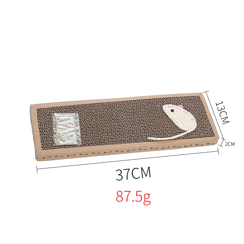 HKM-215827 Cat Scratcher Toy Made of Corrugated Paper - Claw Grinding Accessory for Cats