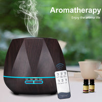 HKM-689683 500ML Remote Control Aromatherapy Air Humidifier for Home Use - Ideal for 21-30 Square Meters