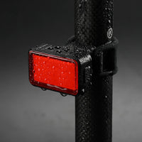 HKM-758419 USB Rechargeable Smart Sensor Tail Light for Mountain Bicycles - COB Warning Light