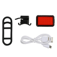 HKM-758419 USB Rechargeable Smart Sensor Tail Light for Mountain Bicycles - COB Warning Light
