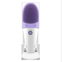 HKM-177043 Ultrasonic Silicone Facial Cleansing Device with Wireless Charging and Vibrating Pore Cleaner