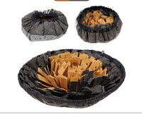 HKM-877459 Sniff Bowl Interactive Pet Toy - Felt Cloth Sniffing Cushion in Multiple Colors