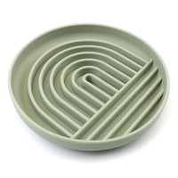 HKM-283859 Slow Feeding Silicone Bowl for Dogs and Puppies - Engaging Lick Mat Design that Reduces Gulping - Dishwasher Safe and Suitable for All Breeds - Promotes Better Digestion