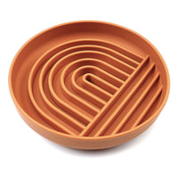 HKM-283859 Slow Feeding Silicone Bowl for Dogs and Puppies - Engaging Lick Mat Design that Reduces Gulping - Dishwasher Safe and Suitable for All Breeds - Promotes Better Digestion