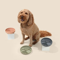 HKM-283859 Slow Feeding Silicone Bowl for Dogs and Puppies - Engaging Lick Mat Design that Reduces Gulping - Dishwasher Safe and Suitable for All Breeds - Promotes Better Digestion
