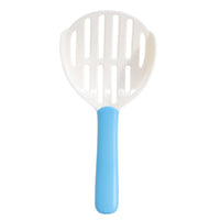 HKM-476819 Two-Color Plastic Cat Litter Scoop - Pet Cleaning Tool for Easy Waste Management