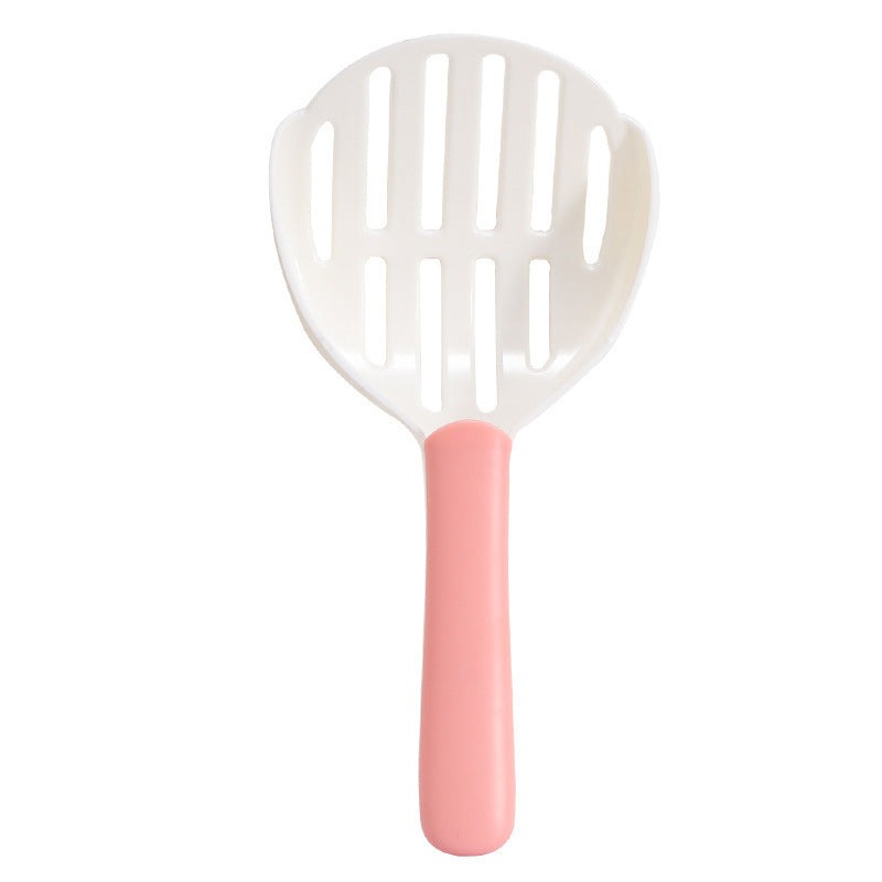 HKM-476819 Two-Color Plastic Cat Litter Scoop - Pet Cleaning Tool for Easy Waste Management