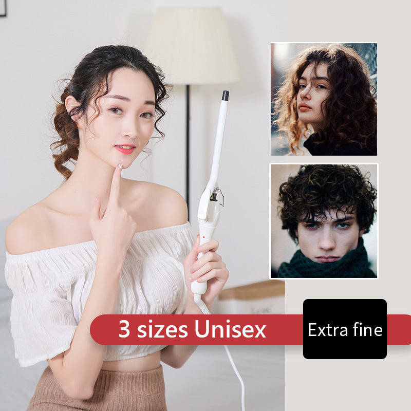 HKM-667475 Wool Curling Iron for Instant Noodle Waves, Thin Curler - 22-30W Power