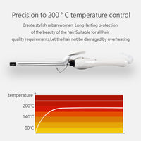 HKM-667475 Wool Curling Iron for Instant Noodle Waves, Thin Curler - 22-30W Power