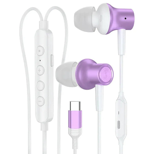 KTX-961427 Voice Changing Microphone for Live Broadcasting and K-Songs - Wired In-Ear Headphones for Singing and Gaming
