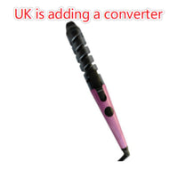 HKM-994835 Magic Spiral Curling Iron with Anion Hair Care, Anti-Scald and 40W Power - Model XD-178 in Red