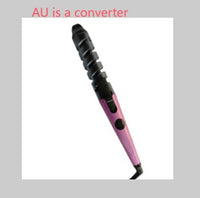 HKM-994835 Magic Spiral Curling Iron with Anion Hair Care, Anti-Scald and 40W Power - Model XD-178 in Red