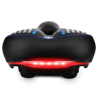 HKM-149331 Comfortable Upholstered Mountain Bike Saddle for Enhanced Riding Experience