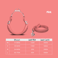 HKM-940883 Adjustable Pet Harness with 1.5m Leash for Comfortable Walks