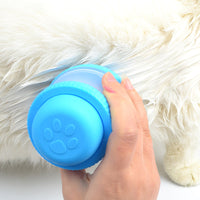 HKM-002003 Silicone Pet Bath Brush with Massage Function ¨C 12x8cm, 125ml Capacity