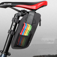 HKM-213715 Multifunctional Reflective Bicycle Tail Bag for Enhanced Visibility and Storage