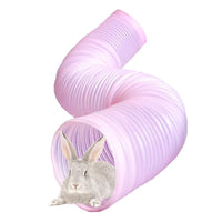 HKM-002451 Adjustable Plastic Tunnel Pipe for Small Animals - 10cm & 18cm Diameter, 100cm Length