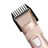HKM-049427 Ceramic Titanium Pet Shaver with Adjustable Limit Combs and 3.7V Motor for Efficient Grooming