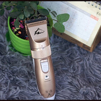 HKM-049427 Ceramic Titanium Pet Shaver with Adjustable Limit Combs and 3.7V Motor for Efficient Grooming